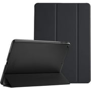 Procase iPad 9.7 Case 2018 iPad 6th Generation Case / 2017 iPad 5th Generation Case - Ultra Slim Lightweight Stand Case with Translucent Frosted Back Smart Cover for Apple iPad 9.7 Inch -Black