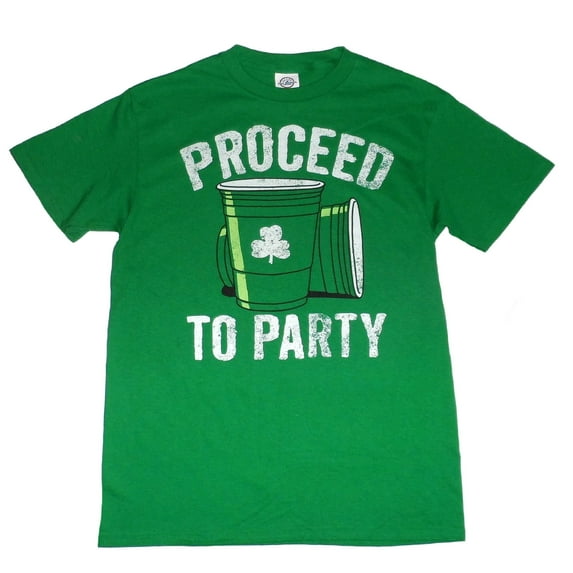 Proceed to Party Men's St Patrick's Day Irish T-Shirt Size Medium