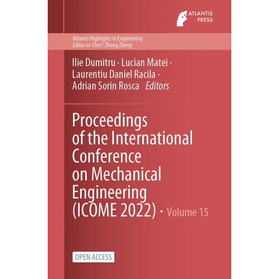 Proceedings of the International Conference on Mechanical Engineering (ICOME 2022) (Paperback)