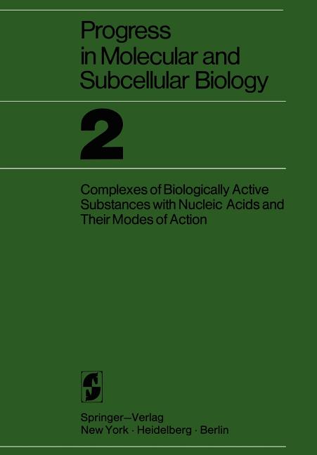 Progress in Molecular and Subcellular Bi Proceedings of the Research ...