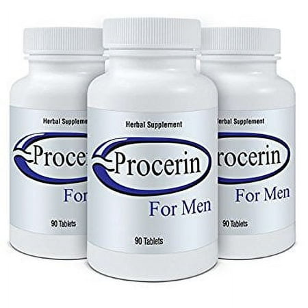Procerin Tablets - Male Hair Growth Supplement -3 Month Supply (3 bottles - 90 tablets each)