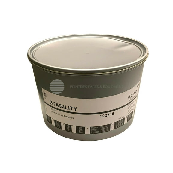 Process Ink Stability Black for Offset Printing 5.5 lbs I OIL BASED