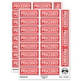 thumbnail image 1 of Processed Border Top Bottom Sticker Set - Red - Gloss Finish - 2.00" Large, 1 of 7