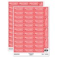 thumbnail image 1 of Processed Border Top Bottom Sticker Set - Red - Matte Finish - 1.5" Small, 1 of 7