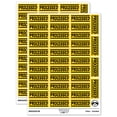 thumbnail image 1 of Processed Border Top Bottom Sticker Set - Yellow - Matte Finish - 1.5" Small, 1 of 7