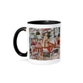 thumbnail image 1 of 3dRose, Procession of the Magi by Benozzo Gozzoli, 15oz Two-Tone Black Mug, 1 of 7