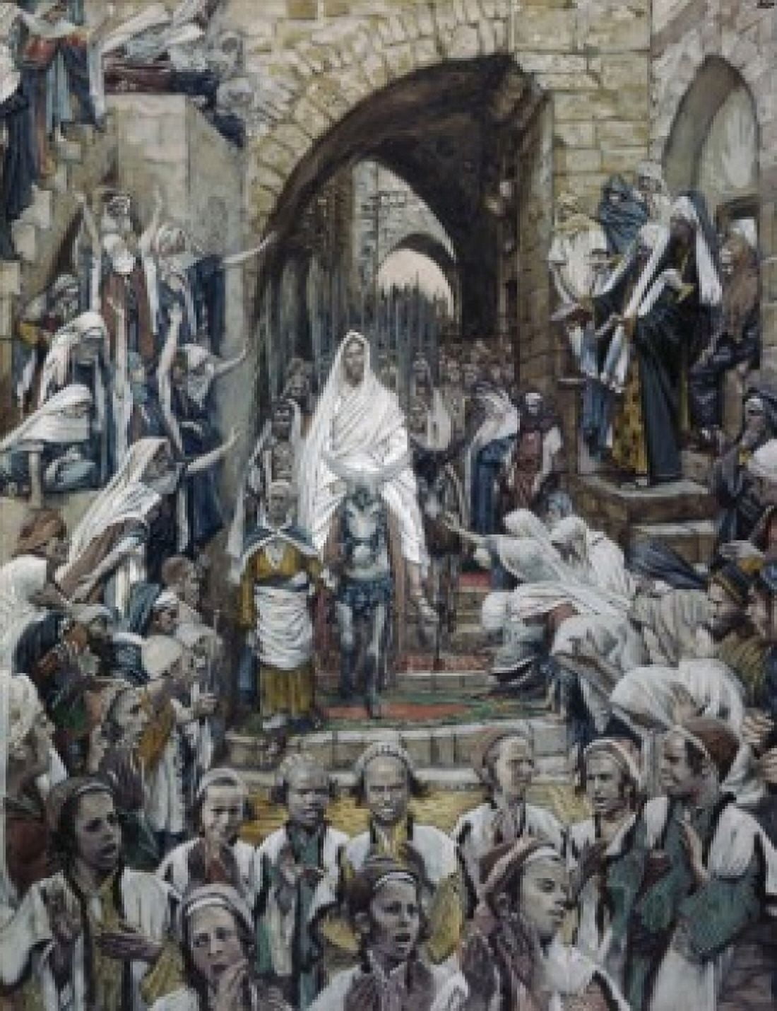 Procession in the Streets of Jerusalem James Tissot (1836-1902French) Canvas Art - James Tissot (24 x 36)