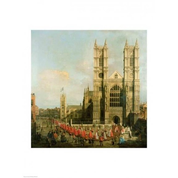 Procession of The Knights of The Bath Poster Print by Giovanni Antonio Canaletto - 18 x 24 in.