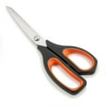 thumbnail image 1 of ARCOS Kitchen Scissors in Nitrum Stainless Steel. Black and Red, 1 of 5