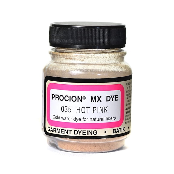 Procion MX Fiber Reactive Dye hot pink, 035, 2/3 oz. (pack of 6)