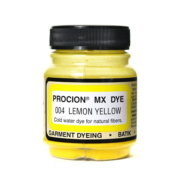 Procion MX Fiber Reactive Dye lemon yellow, 004, 2/3 oz. (pack of 3)