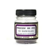 Procion MX Fiber Reactive Dye warm black, 128, 2/3 oz. pack of 3