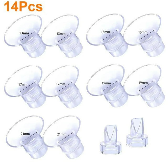 Prociv 14Pcs Flange Inserts 1321mm for Momcozy/TSRETE/Spectra/Medela