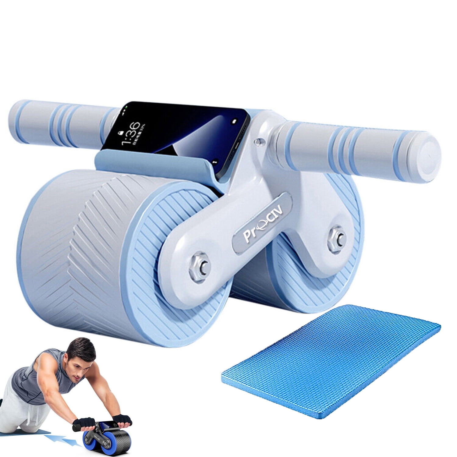 Roselia　sp ab セット Prociv 2024 New Automatic Rebound Ab Abdominal Exercise Roller