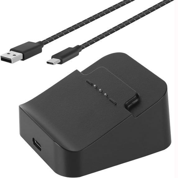 Prociv Charging Station Dock & Charging Cable Cord for Xbox Elite Wireless Controller Series 2, Charging Set for Xbox One Elite 2 Controller (Black)