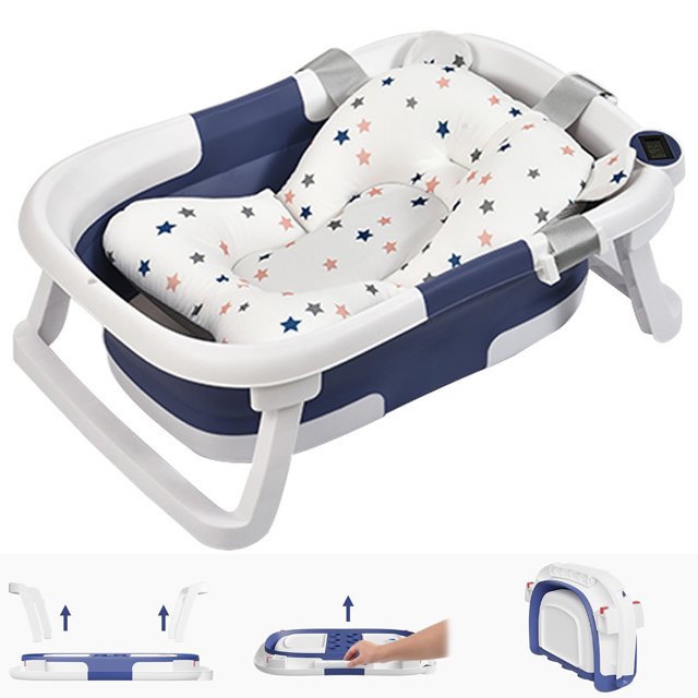 Prociv Collapsible Baby Bathtub for Infants to Toddler, Portable Travel