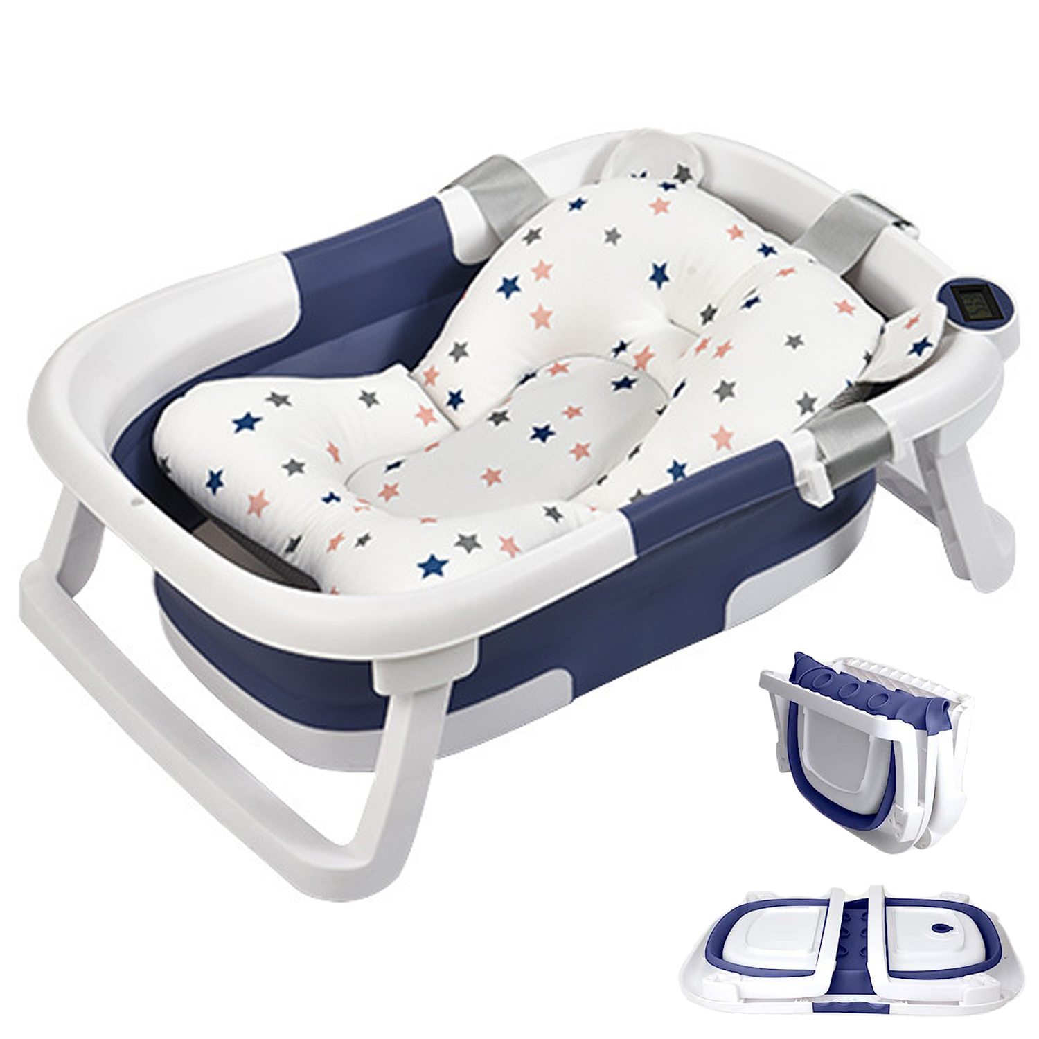 Boon Naked 2Position Collapsible Baby Bathtub For Newborns and