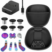 Prociv Complete Component Pack for Xbox Elite Controller Series 2 Core，Accessories Include 1 Carrying Case, 1 Charging Dock&Cable, Metal 6 Joysticks, 4 Paddles, 2 D-Pads, 1 Adjustment Tool (Color)