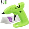 thumbnail image 1 of Prociv Cordless Hot Glue Gun, Fast Preheating Hot Glue Gun Kit with 30pcs Glue Sticks and Stand, USB Rechargeable Hot Melt Glue Gun Tools for Crafts, Arts, DIY and Festival Decorations Green, 1 of 7