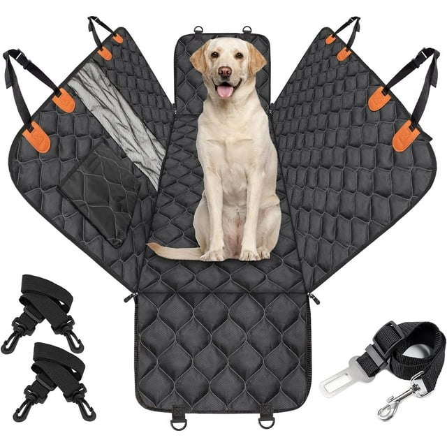 Prociv Protective Backseat Dog Car Seat Cover for Cars, SUVs & Trucks