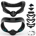 thumbnail image 1 of Prociv Facial Interface & Face Cover Pad for Meta Quest 3S - VR Accessories Compatible with Meta/Oculus Quest 3S, One-Piece Anti-Light Leakage Soft Leather PU & Ice Sponge Face Cushion Pad, 1 of 9