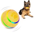 thumbnail image 1 of Prociv Interactive Dog Toys Dog Ball, Durable Automatic Rolling Ball with Led Flash Lights for Small Meduium Large Dogs Breed, USB Rechargeable Yellow, 1 of 7