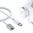 thumbnail image 1 of Prociv Magnetic Charging Cable Kit 3.9FT Compatible with Meta Quest 3/3S/Pro Accessories, USB-C 3.0 Power Port, Premium Device Protection (Cannot Transmit Data simultaneously), 1 of 8