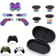 thumbnail image 1 of Prociv Metal Replacement Thumbsticks for Xbox Elite Controller Series 2 Core, Component Pack Includes 4 Swap Joysticks, 4 Paddles, 1 Standard D-Pads, Accessories Parts for Xbox One Elite 2(Color), 1 of 6