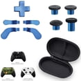 thumbnail image 1 of Prociv Metal Replacement Thumbsticks for Xbox Elite Controller Series 2 Core, Component Pack Includes 4 Swap Joysticks, 4 Paddles, 1 Standard D-Pads, Accessories Parts for Xbox One Elite 2(Blue), 1 of 5