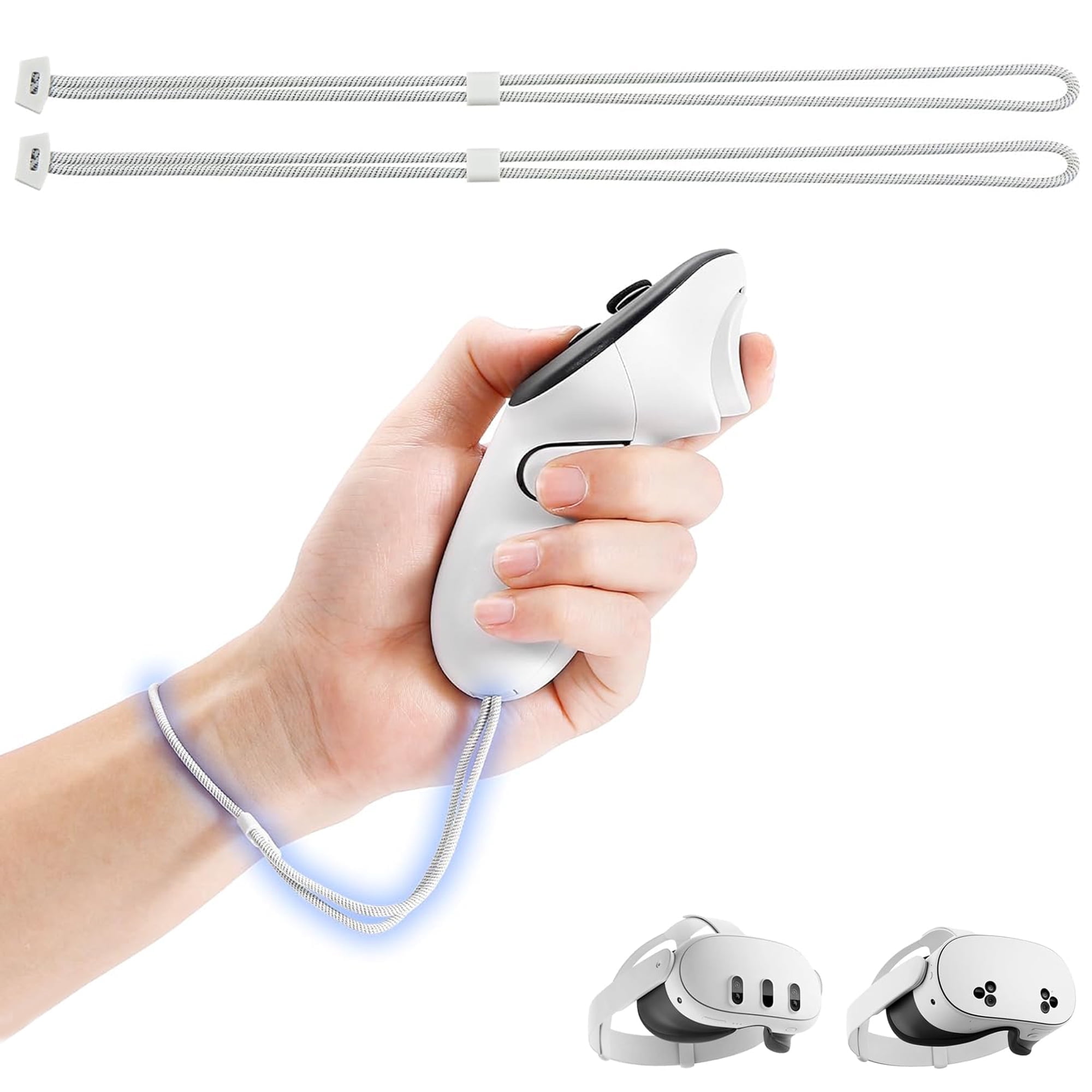 Prociv Professional Replacement Wrist Straps (2 Pcs) for Oculus Quest3/3S, Durable & Adjustable Controller Hand Straps for Meta Quest 3S, Easy DIY Installation