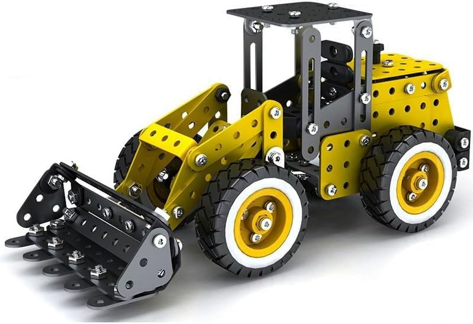 Prociv Stem Building Toys for Kids 8 9 10 11 12 Year Old 332 PCS Metal Building Construction Model kit Engineering Building Blocks DIY Educational Collectible Art Gifts Bulldozer Walmart