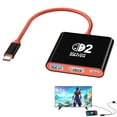 thumbnail image 1 of Prociv Switch 2 TV Dock, Replacement for Nintendo Switch 2 Dock Support 4K/60HZ HDMI Output/USB3.0 Port/PD 100W(Black Red), 1 of 8