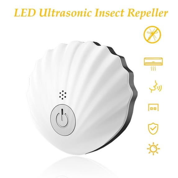 Prociv Ultrasonic Mosquito Repellent Night Lightr, Plug-in Led Night Light for Mosquito,Mice,Roach,Spider,Insects,Multiple Color Lightr Adjustments Black