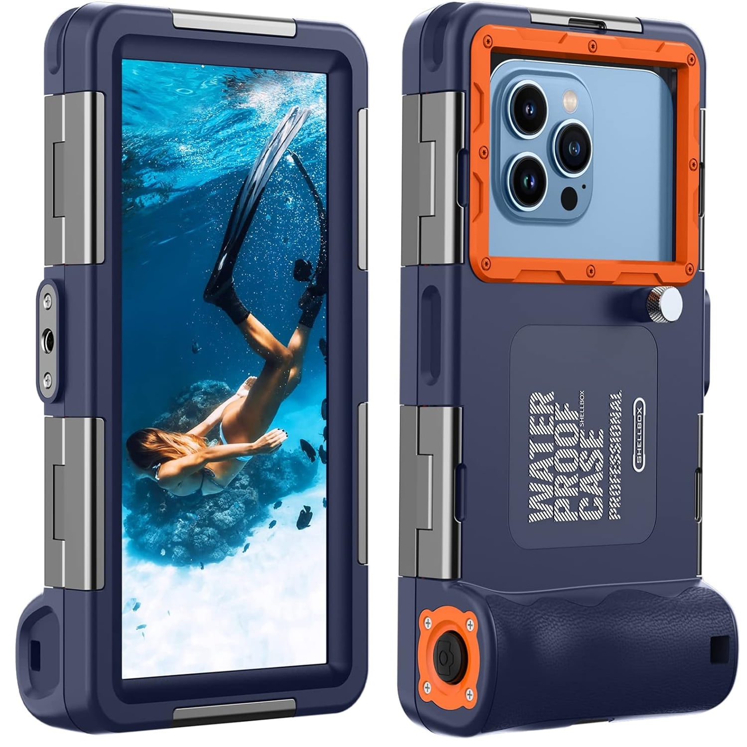 Prociv Universal Underwater Phone Case for Snorkeling, IP68 Professional Diving Waterproof