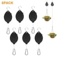 thumbnail image 1 of Prociv Upgraded Retractable Plant Hanger,Plant Pulleys for Hanging Plants,Auto Lock,Heavy Duty, Adjustable Hook for Garden Baskets Pots,Birds Feeder, 6 Pack, 1 of 10