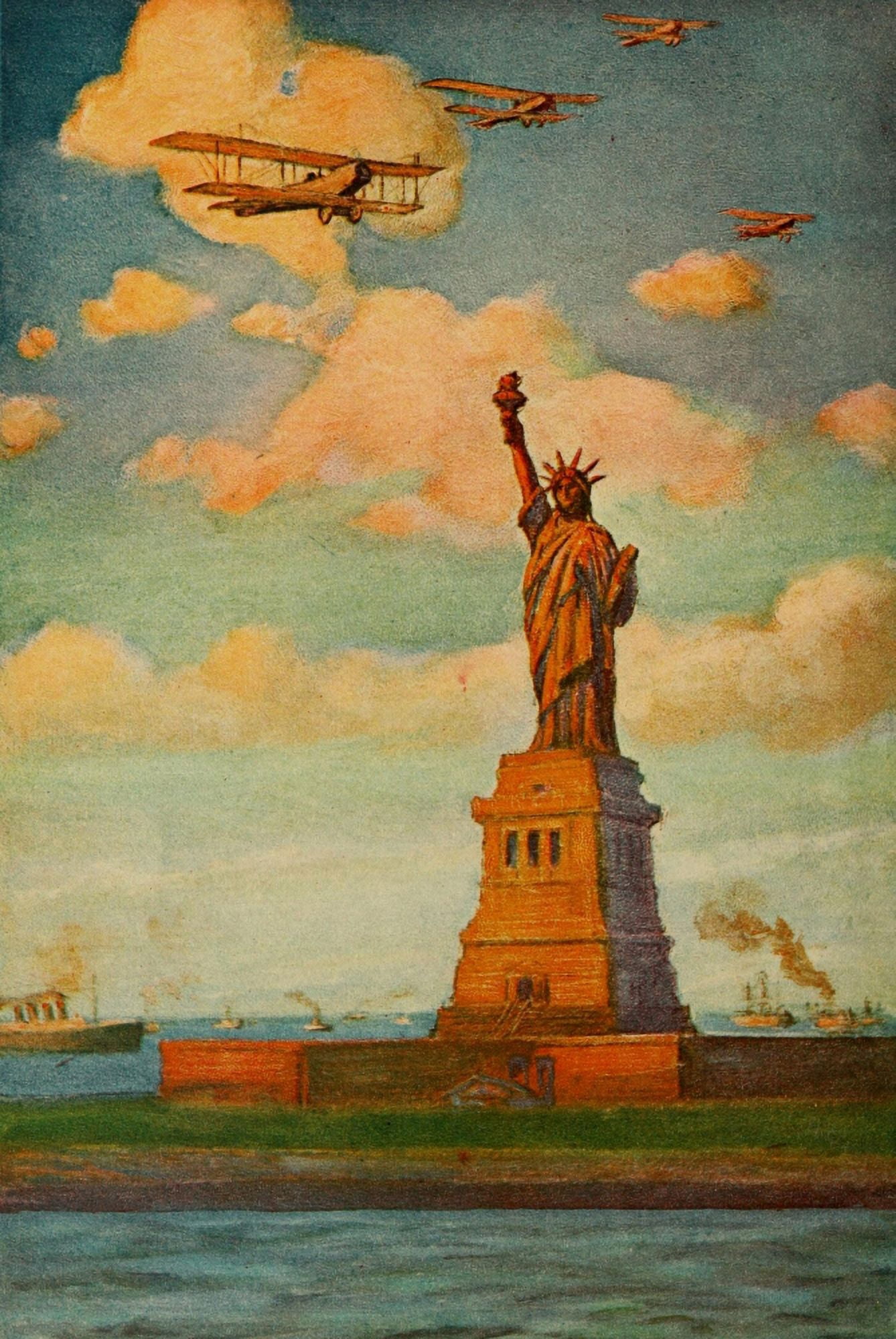 Proclaiming liberty to all the world Broad Stripes & Bright Stars 1919 Canvas Art - Power OMalley (24 x 36)