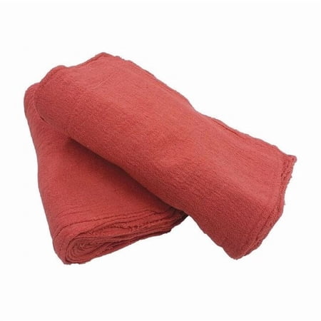 Proclean Basics Cotton Red Shop Towels 13" x 14" Red, 300PK Z21817