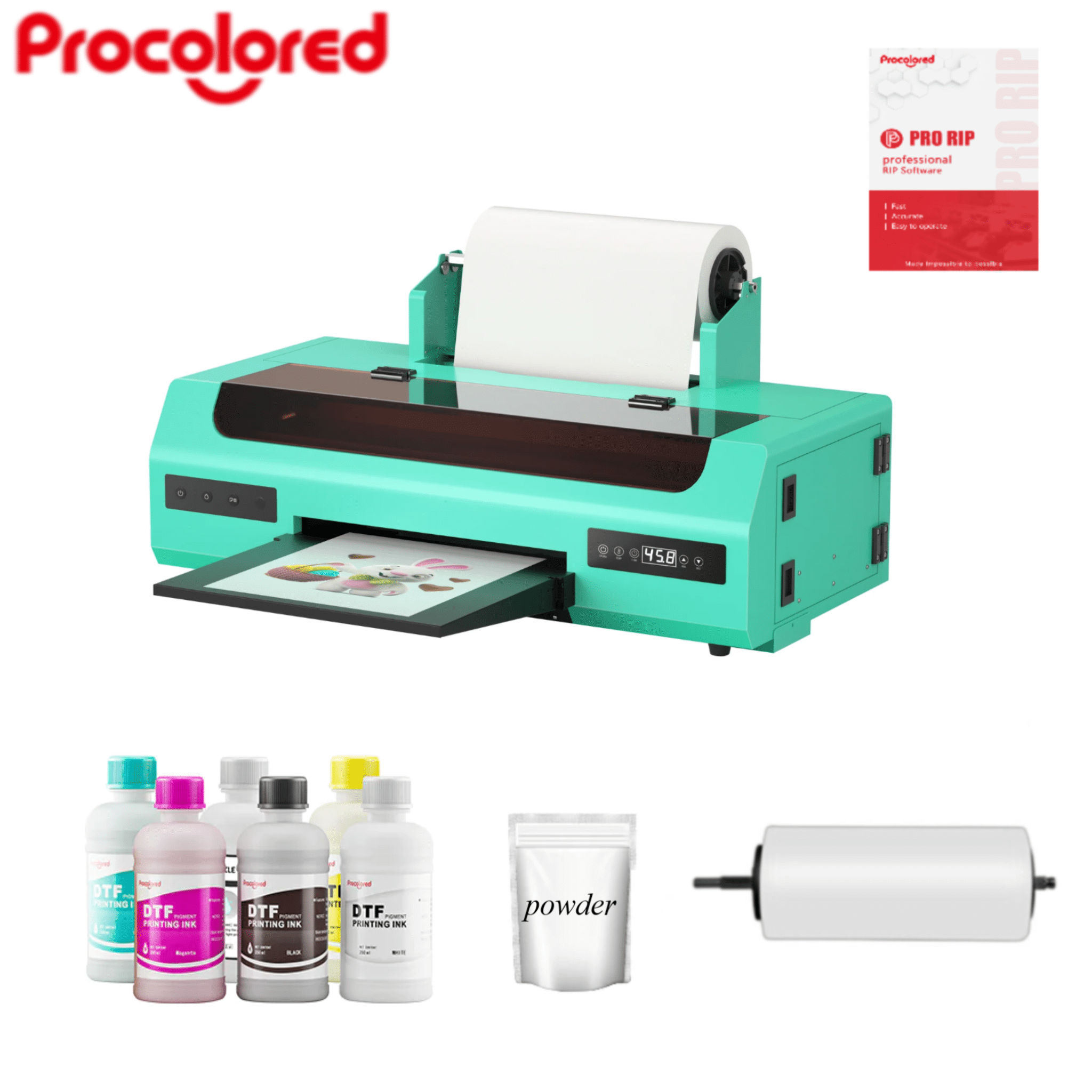 Procolored A3+ DTF L1800 Transfer Printer Direct to Film Printer with