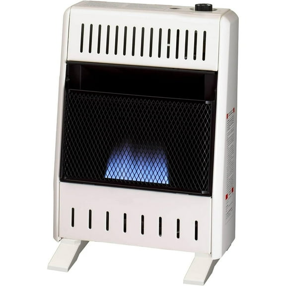 Procom Heating Liquid Propane Vent Less Blue Flame Heater with Base Feet -10,000BTU T-Stat Control Model-ML100TBA-B