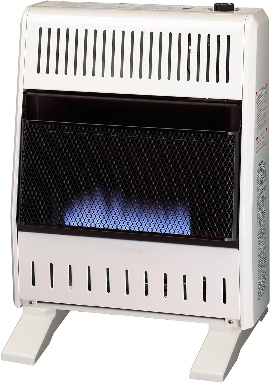 Procom Heating Liquid Propane Vent Less Blue Flame Heater with Base Feet -20,000BTU T-Stat Control, Model-ML200TBA-B