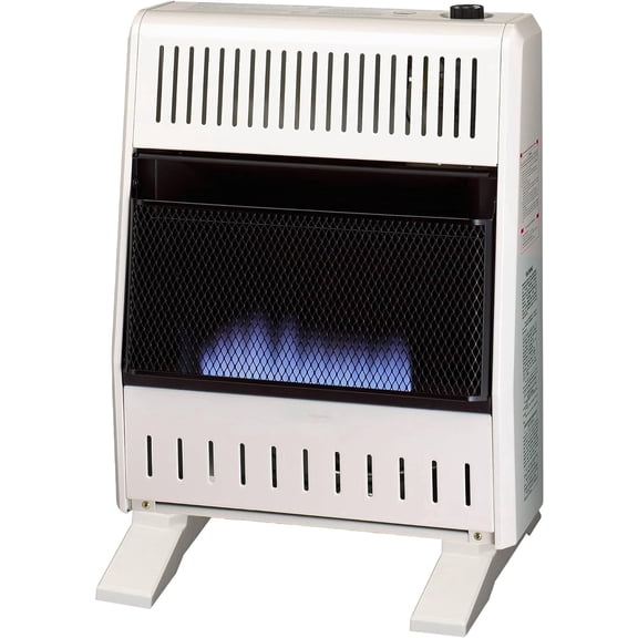 Procom Heating Liquid Propane Vent Less Blue Flame Heater with Base Feet -20,000BTU T-Stat Control, Model-ML200TBA-B