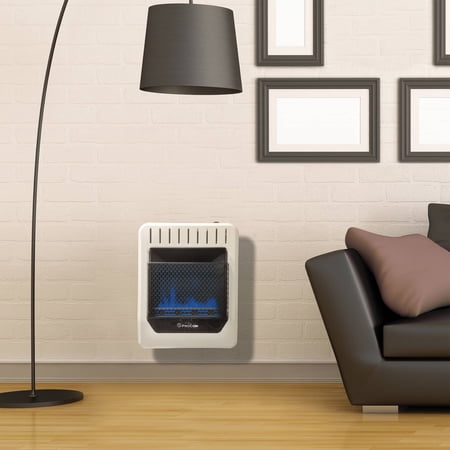 Procom Heating Natural Gas Vent Free Blue Flame Gas Space Heater - 10,000 BTU, T-Stat Control - Model# MN100TBG