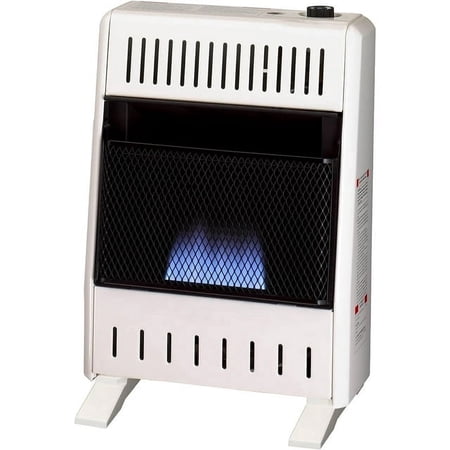ProCom Heating Natural Gas Ventless Blue Flame Heater With Base Feet - 10,000 BTU, T-Stat Control - Model# MN100TBA-B