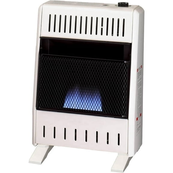 ProCom Heating Natural Gas Ventless Blue Flame Heater With Base Feet - 10,000 BTU, T-Stat Control - Model# MN100TBA-B