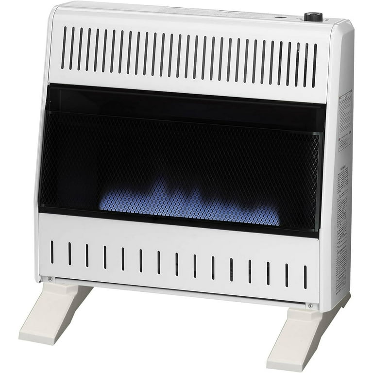 Procom Heating Natural Gas Vent Less Blue Flame Heater with Base