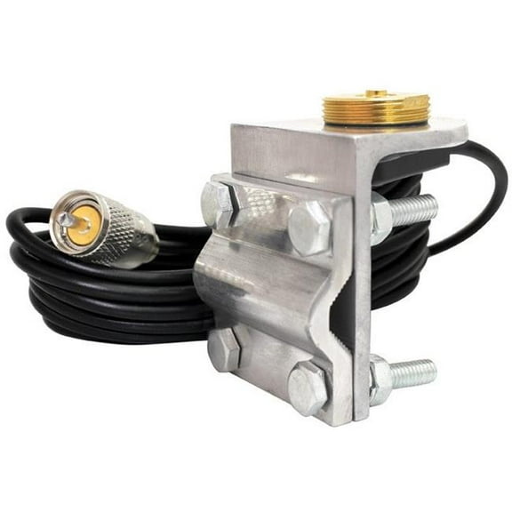 Procomm CTMM-PL 12 ft. NMO 3-Way Cable Mirror Mount with Coax & PL-259