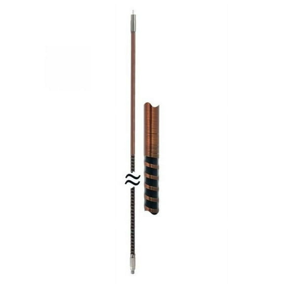 Procomm QW45BG 4.25 ft. Quad Wound Antenna Black Fiberglass