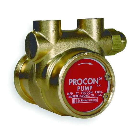 Procon Pump,Rotary Vane,Brass 112A060F11CA 250