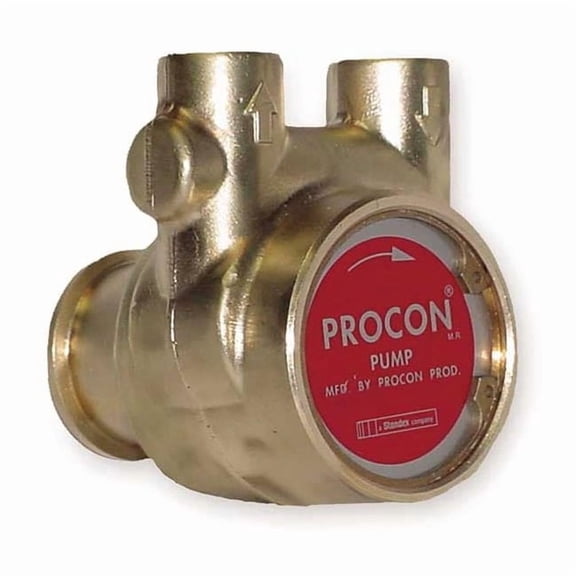 Pump, Rotary Vane, Brass, Max. Flow (GPH): 346 114B330F11XX