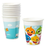 Procos Baby Shark Paper Cups – 8 fl oz FSC-Certified Disposable Cups